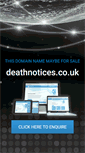 Mobile Screenshot of deathnotices.co.uk