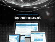 Tablet Screenshot of deathnotices.co.uk
